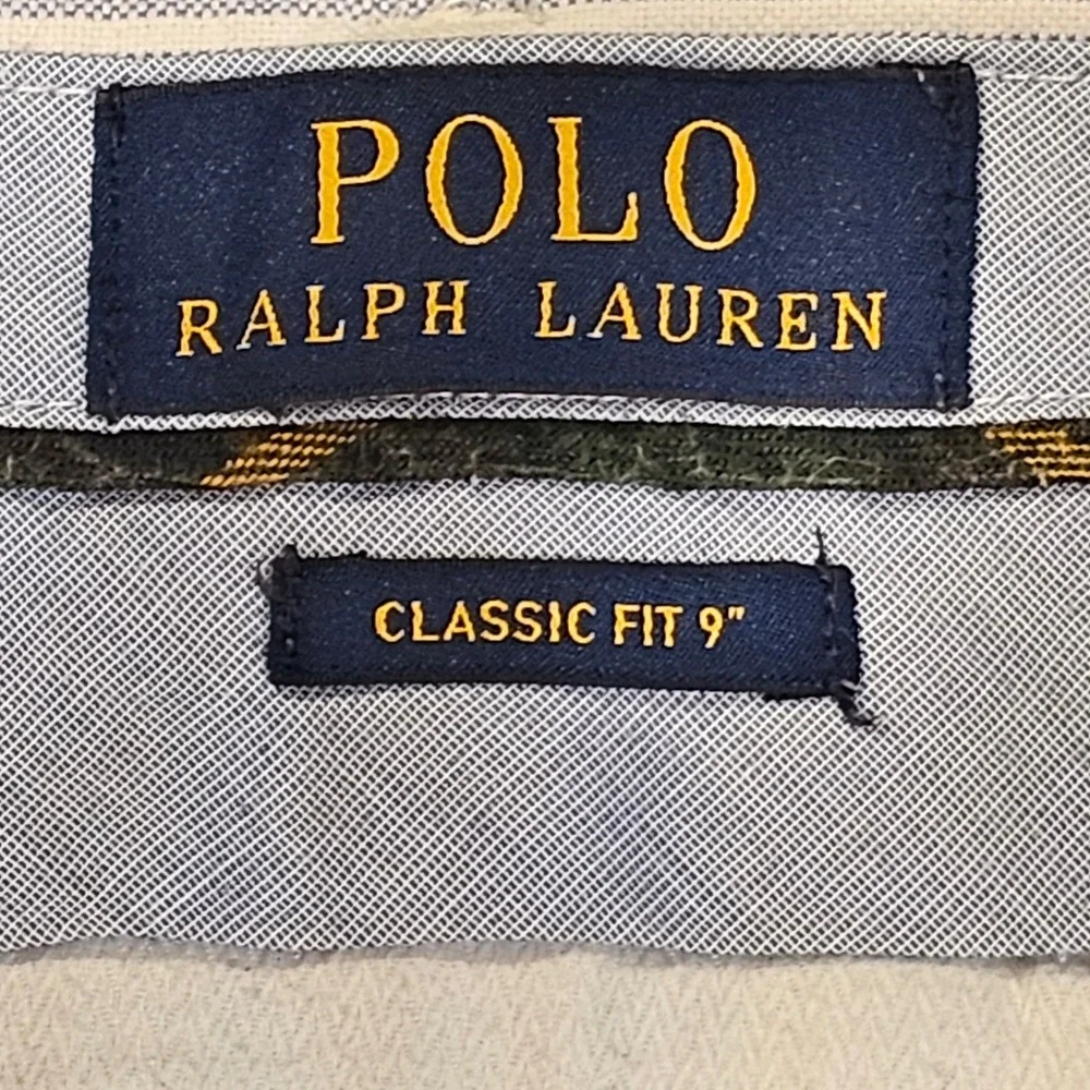 Polo Ralph Lauren Mens Chino Shorts Blue White Striped Classic Fit 9